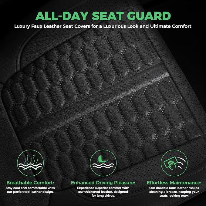 Faux Leather Seat Covers for Chevrolet Silverado / GMC Sierra