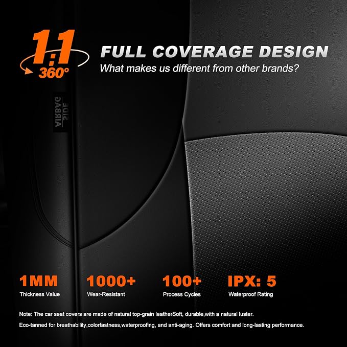 Seat Covers for Toyota 4Runner — Full Set — Black / Gray