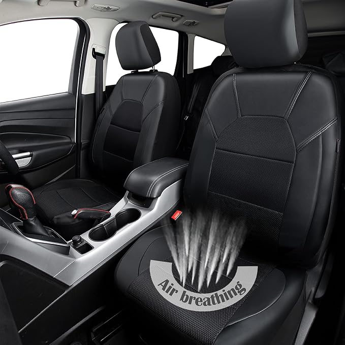 Universal Seat Covers — Front Seat — Black