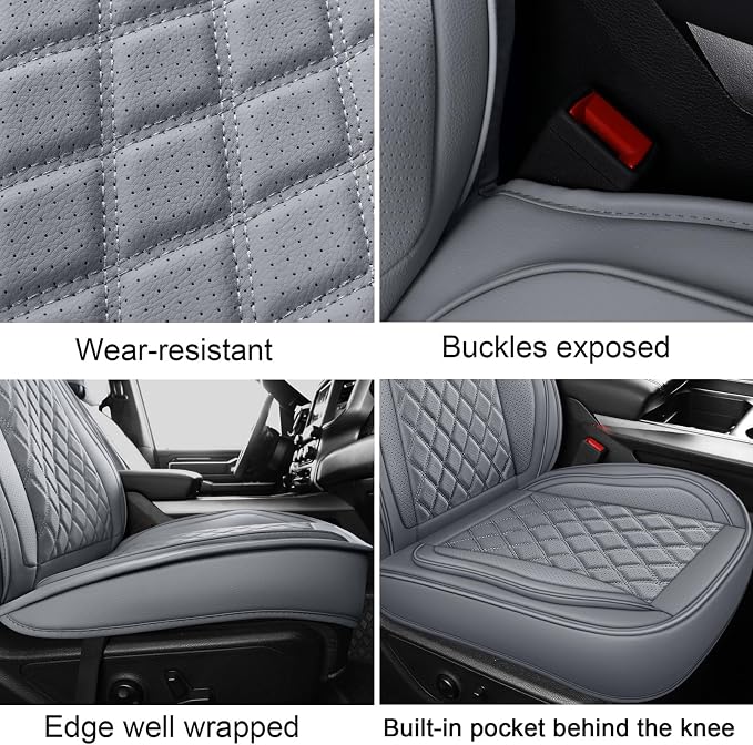Seat Covers for Chevrolet Silverado / GMC Sierra — Front Seat — Gray