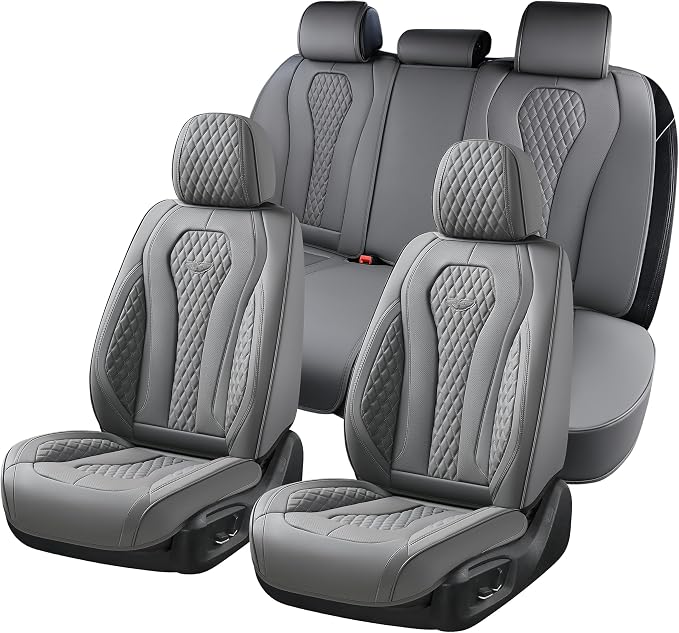 Universal Seat Covers — Full Set — Gray