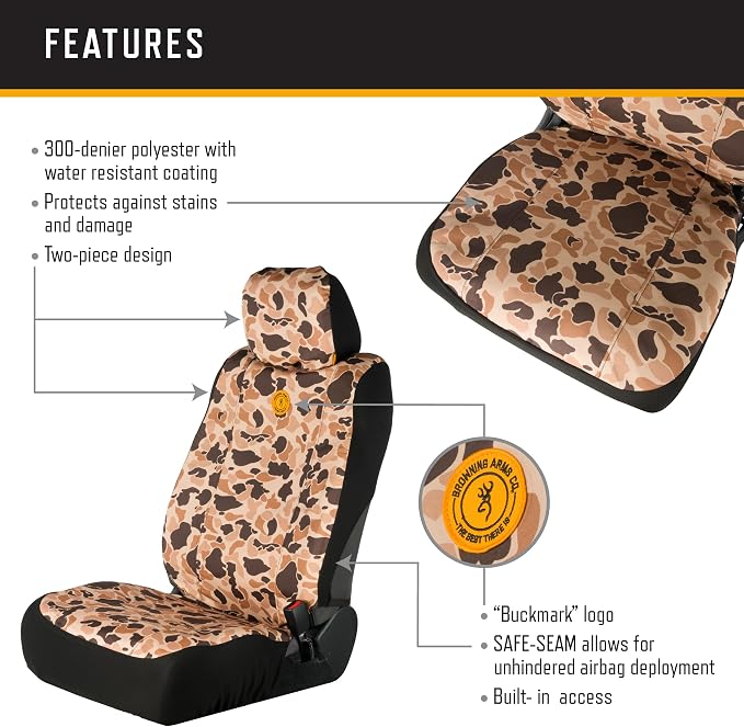Universal Seat Covers — Tan