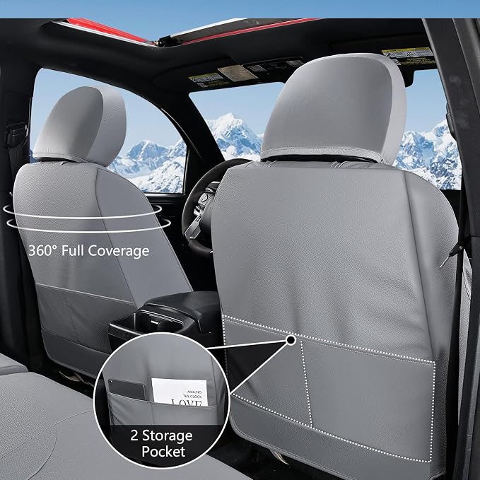 Seat Covers for Toyota Tacoma — Front Seat — Gray