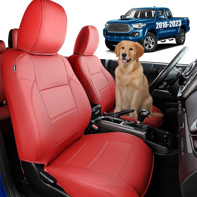 Seat Covers for Toyota Tacoma — Red