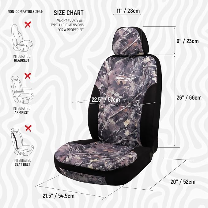 Universal Neoprene Seat Covers — Front Seat