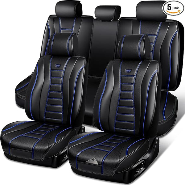 Universal Seat Covers โ Full Set โ Black / Blue