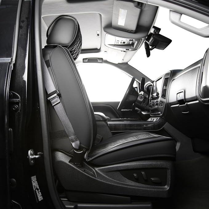 Seat Covers for Chevrolet Silverado / GMC Sierra — Front Seat — Black