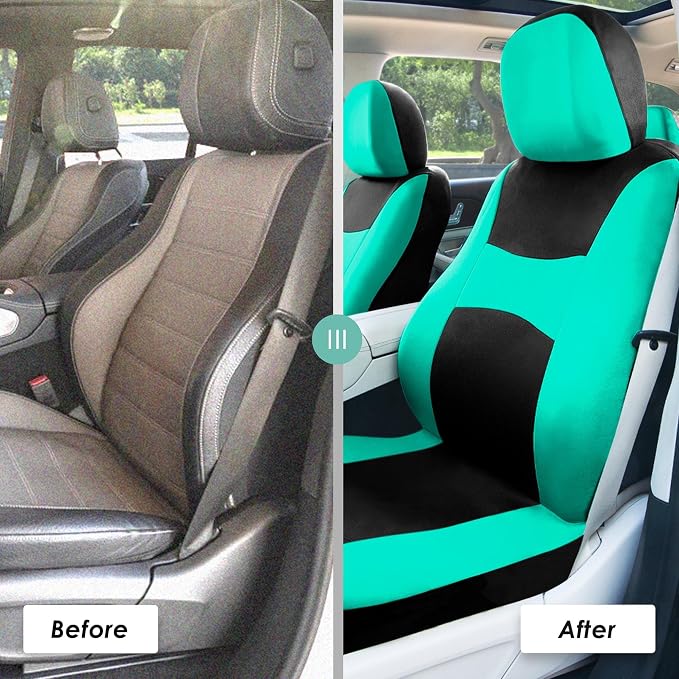 Universal Fabric Seat Covers — Full Set