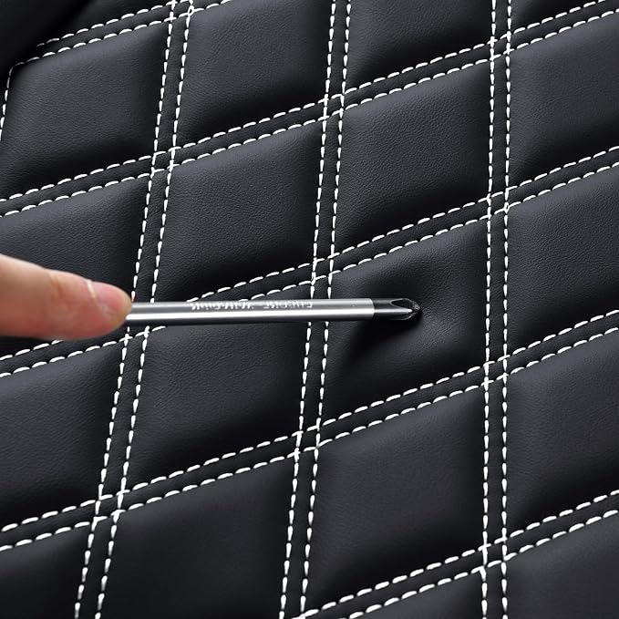 Universal Seat Covers — Black / White