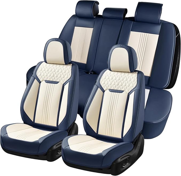 Universal Seat Covers โ Full Set โ Blue / White