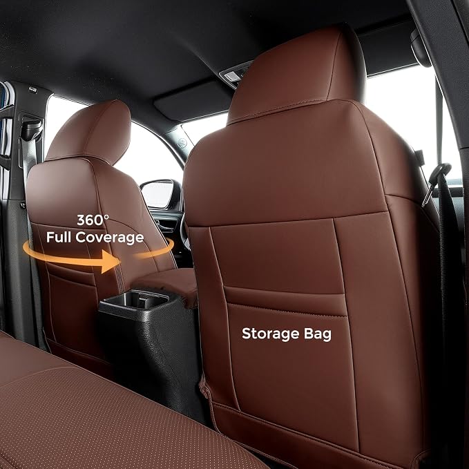 Seat Covers for Toyota Tacoma — Full Set — Brown
