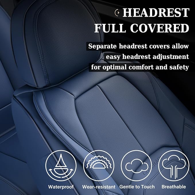 Universal Seat Covers — Full Set — Blue