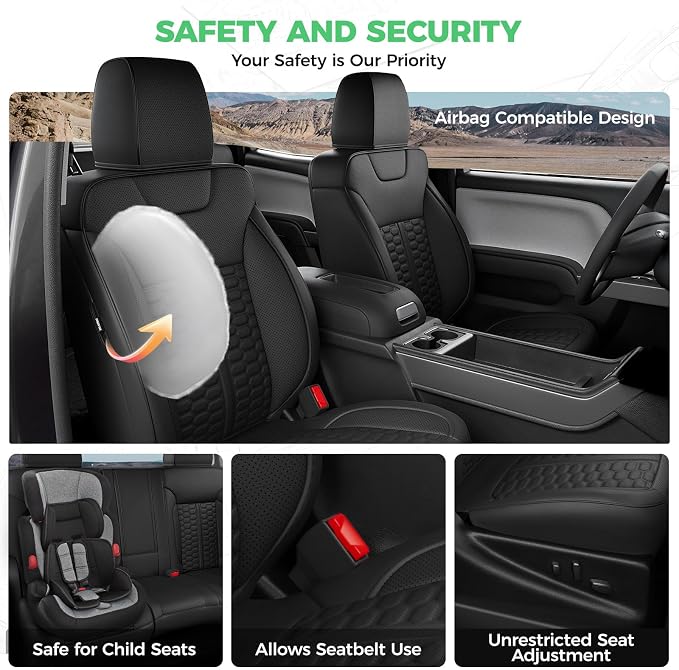 Faux Leather Seat Covers for Chevrolet Silverado / GMC Sierra