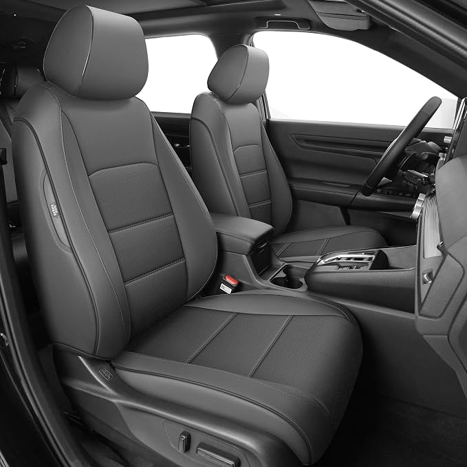 Faux Leather Seat Covers for Honda CR-V — Full Set — Gray