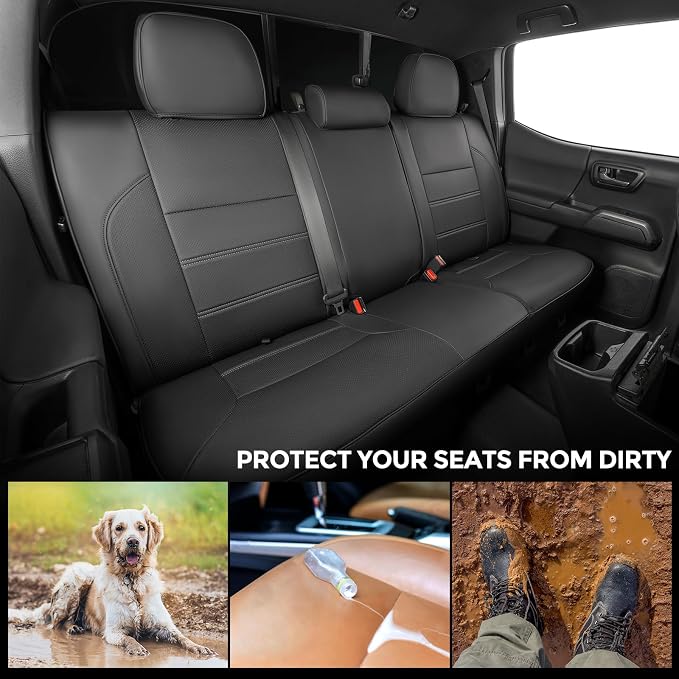 Seat Covers for Toyota Tacoma — Black / Gray