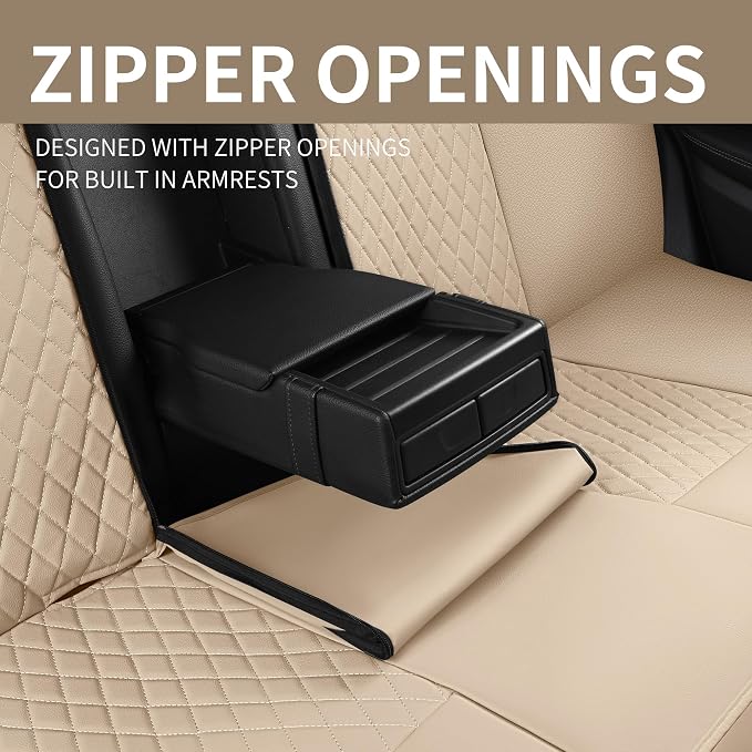 Universal Faux Leather Seat Covers — Full Set