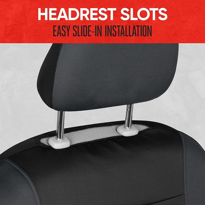Universal Fabric Seat Covers — Full Set
