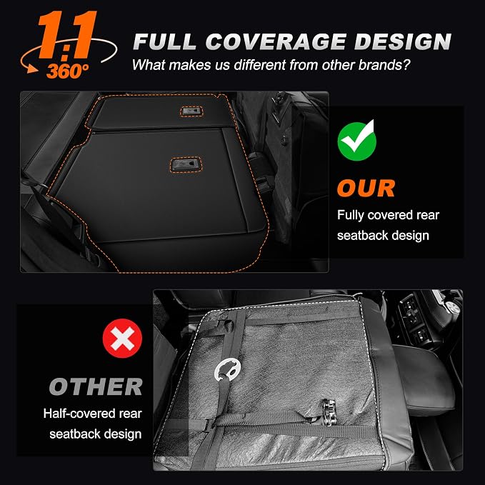 Seat Covers for Toyota 4Runner — Full Set — Black
