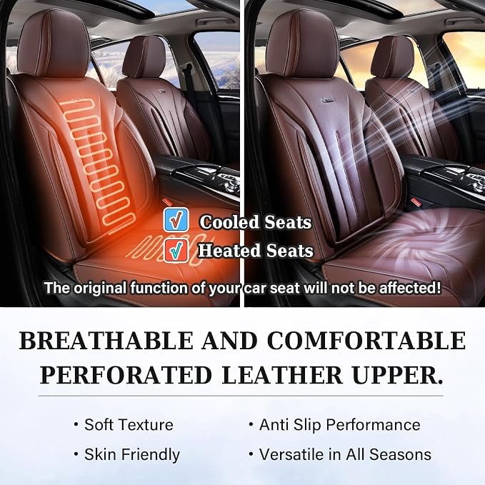 Universal Seat Covers — Front Seat — Coffee