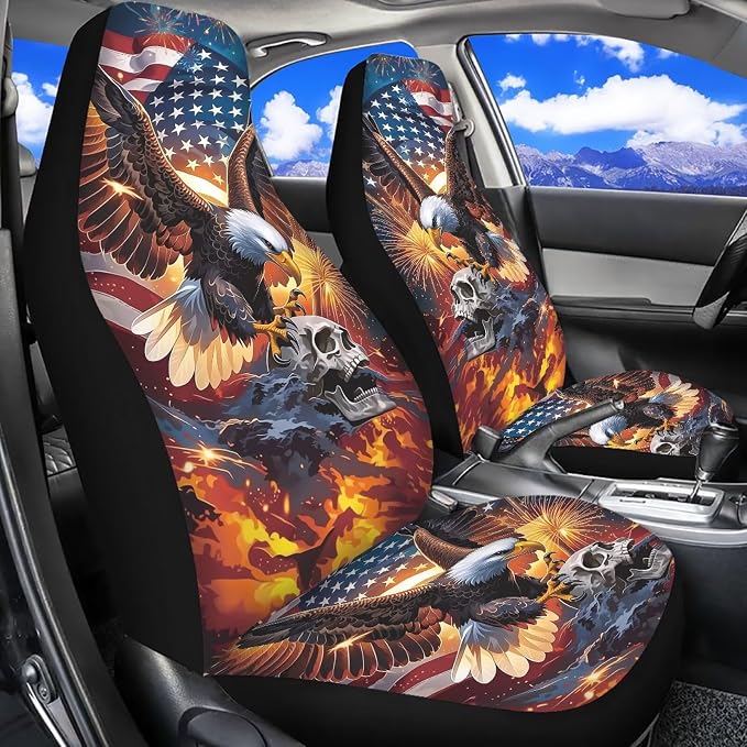 Universal Fabric Seat Covers — Front Seat