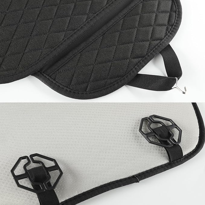 Universal Fabric Seat Covers — Black