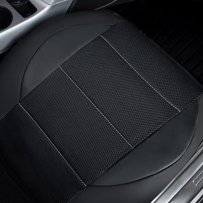 Universal Seat Covers — Front Seat — Black