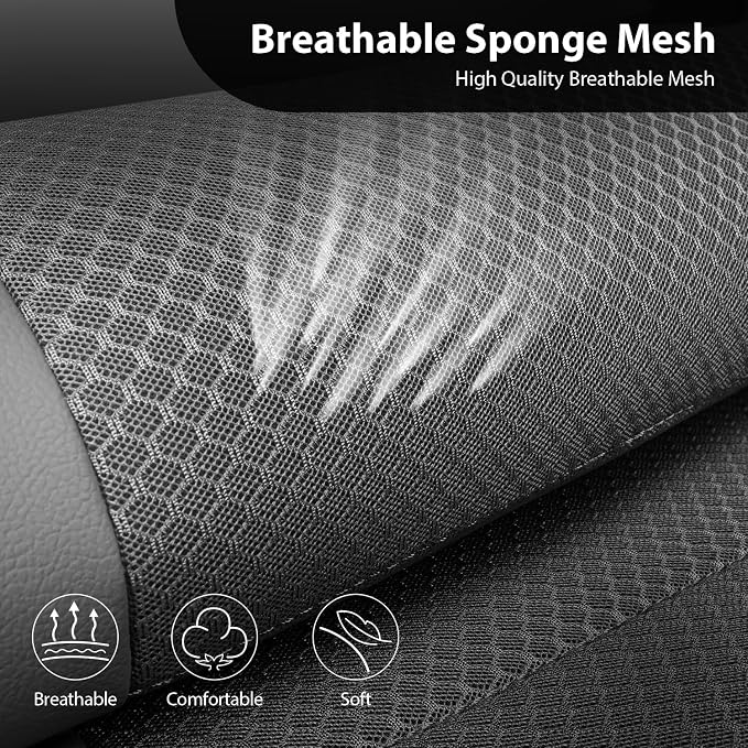 Universal Seat Covers — Full Set — Gray