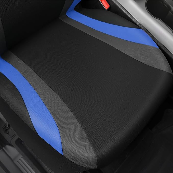 Universal Seat Covers — Front Seat — Blue / Black
