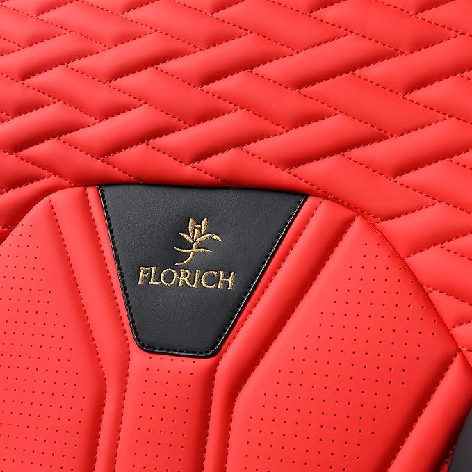 Universal Seat Covers — Black / Red