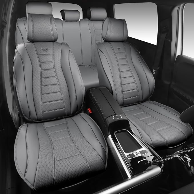 Universal Seat Covers — Full Set — Gray