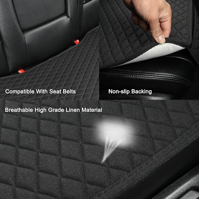 Universal Fabric Seat Covers — Black