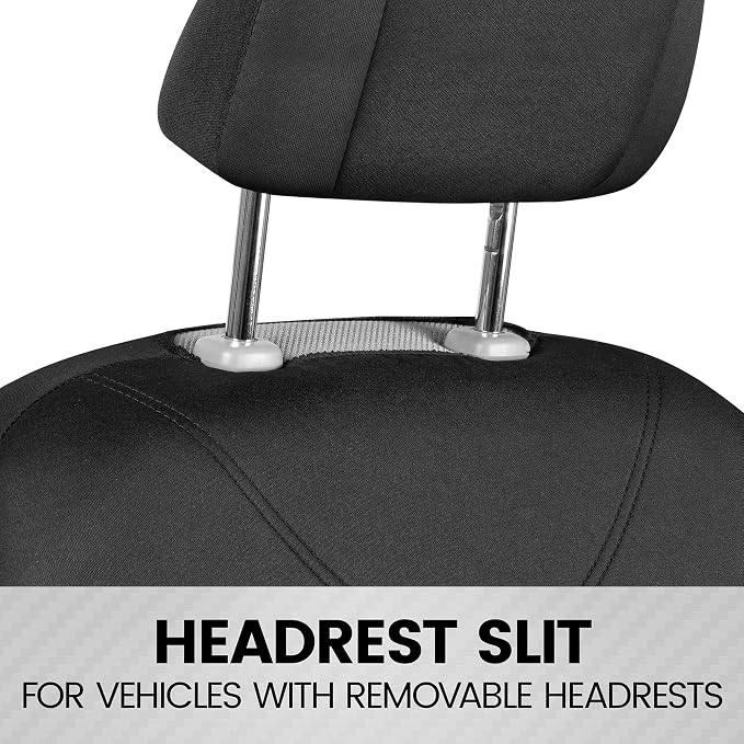 Universal Seat Covers — Full Set — Black
