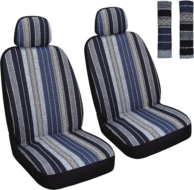 Universal Seat Covers — Front Seat — Blue
