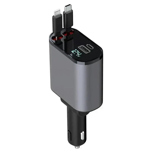 Auto Partsโข Retractable 4 in 1 Fast Car Charger auto-partstm-retractable-4-in-1-fast-car-charger-auto-parts-1