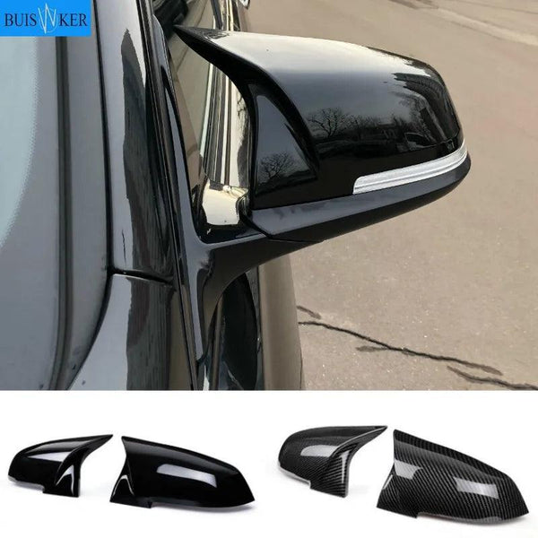 Caps For BMW all Series Horn Shape Carbon Fiber Style For 2x caps-for-bmw-all-series-horn-shape-carbon-fiber-style-for-2x-auto-parts-1