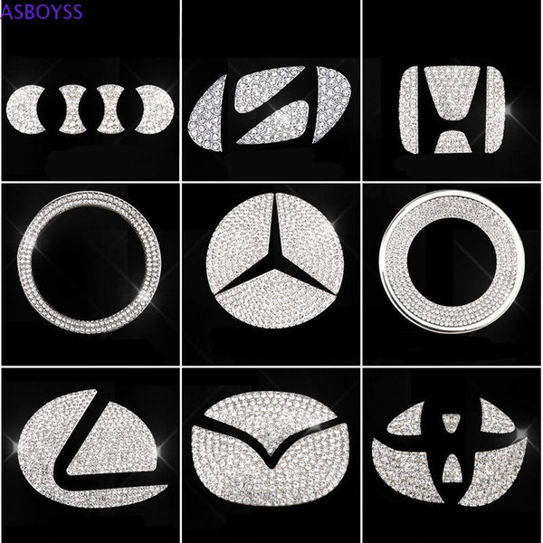 Car Steering Wheel Logo Diamond Decoration Stickers car-steering-wheel-logo-diamond-decoration-stickers-auto-parts-1