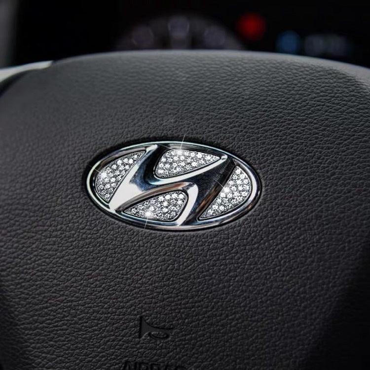 Car Steering Wheel Logo Diamond Decoration Stickers Hyundai 1 Pcs car-steering-wheel-logo-diamond-decoration-stickers-auto-parts-19