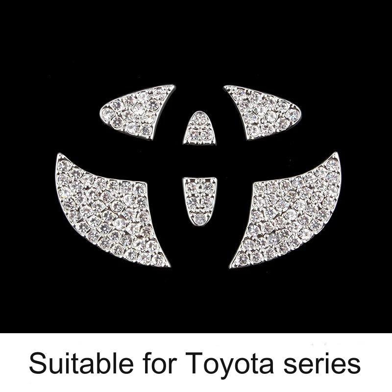 Car Steering Wheel Logo Diamond Decoration Stickers Toyota 1 Pcs car-steering-wheel-logo-diamond-decoration-stickers-auto-parts-20