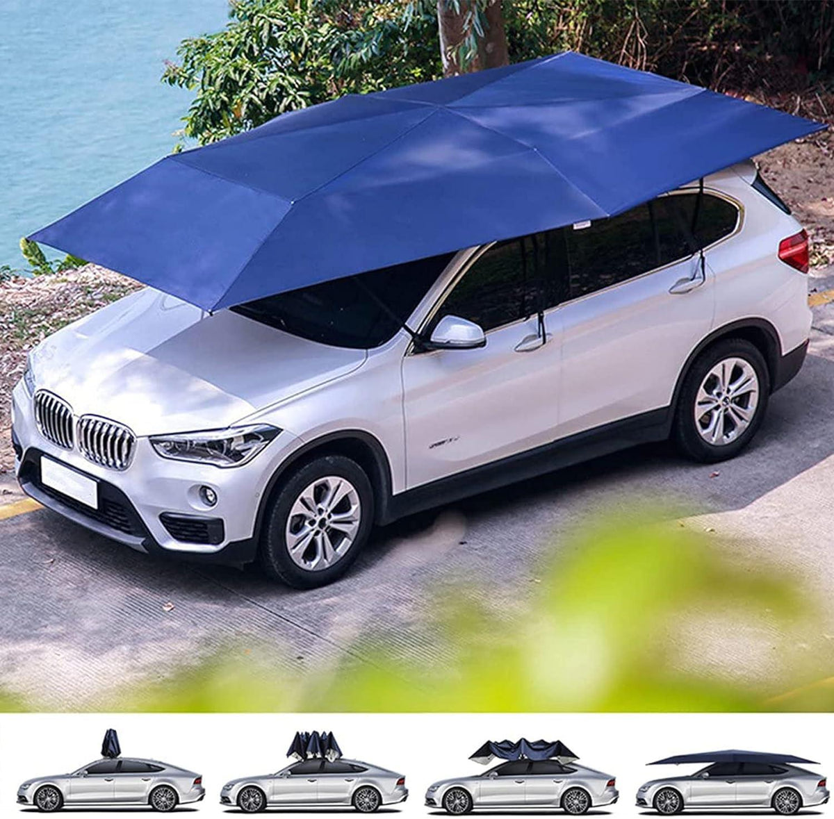 Car Tent, Car Cover 5.2m Car Tent with Outdoor Tripod, Universal Car Cover, Automobile Protection Car Umbrella, car-tent-car-cover-5-2m-car-tent-with-outdoor-tripod-universal-car-cover-automobile-protection-car-umbrella-auto-parts-1