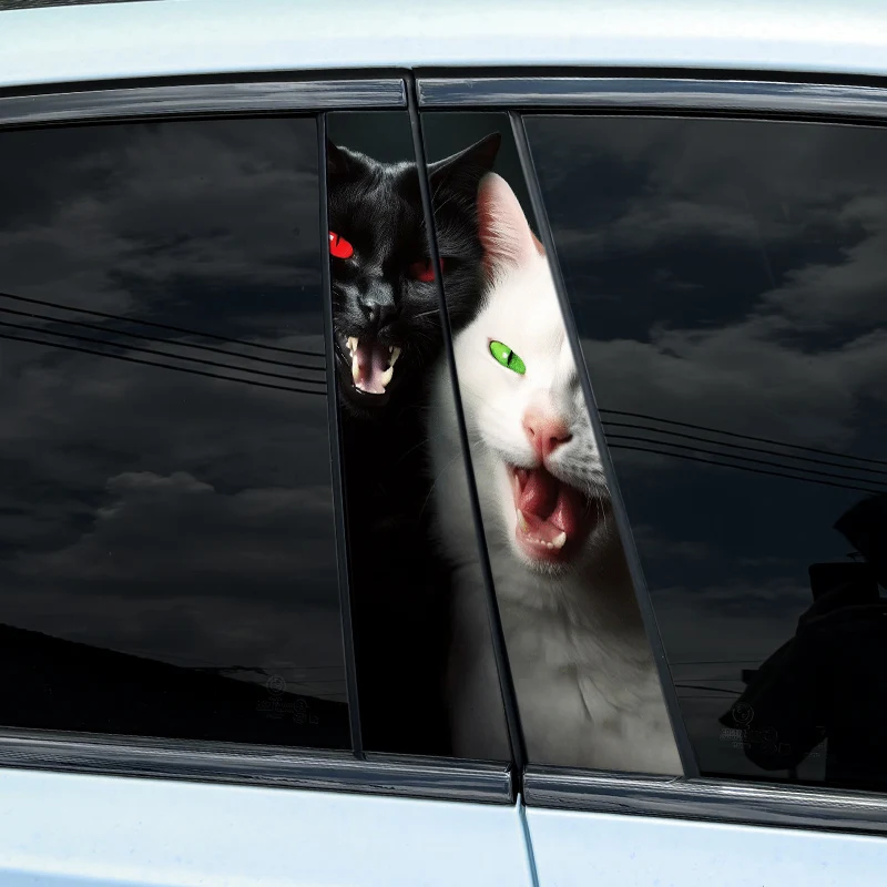 2pcs Auto B-Pillar Car Stickers, Cool Cat Cat-020 download_-_2024-10-30T171721.737
