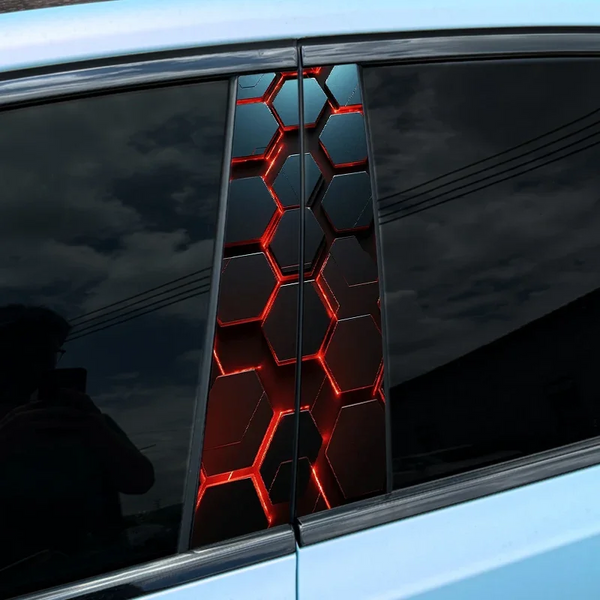 2pcs Car Stickers, Auto B Pillar, Waterproof Decoration download_67