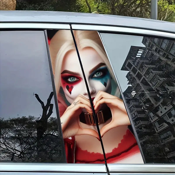 2pcs Fun & Stylish Clown Car Decals - Vinyl B-Pillar Sticker f5ebc3b3-da74-4c3a-8917-0d2efd5ec7da_1