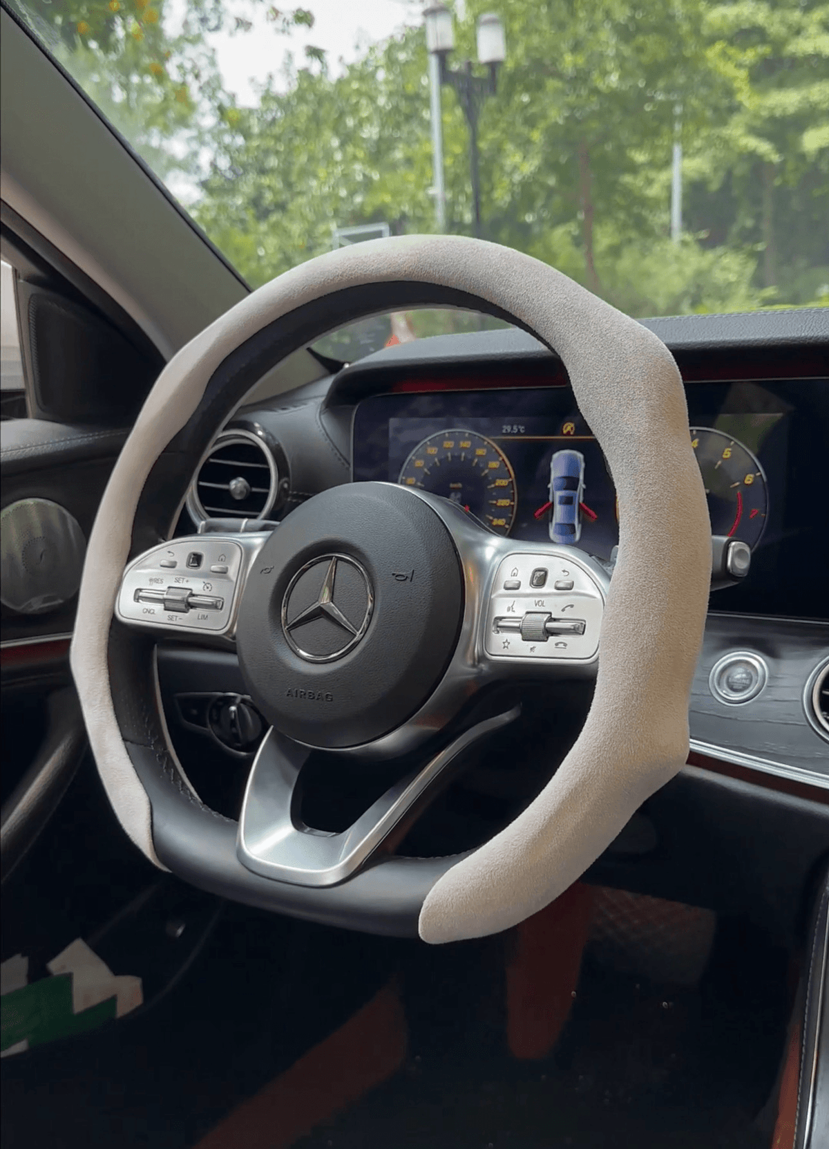 New High Quality Car Suede Steering Wheel Cover Universal new-high-quality-car-suede-steering-wheel-cover-universal-auto-parts-2