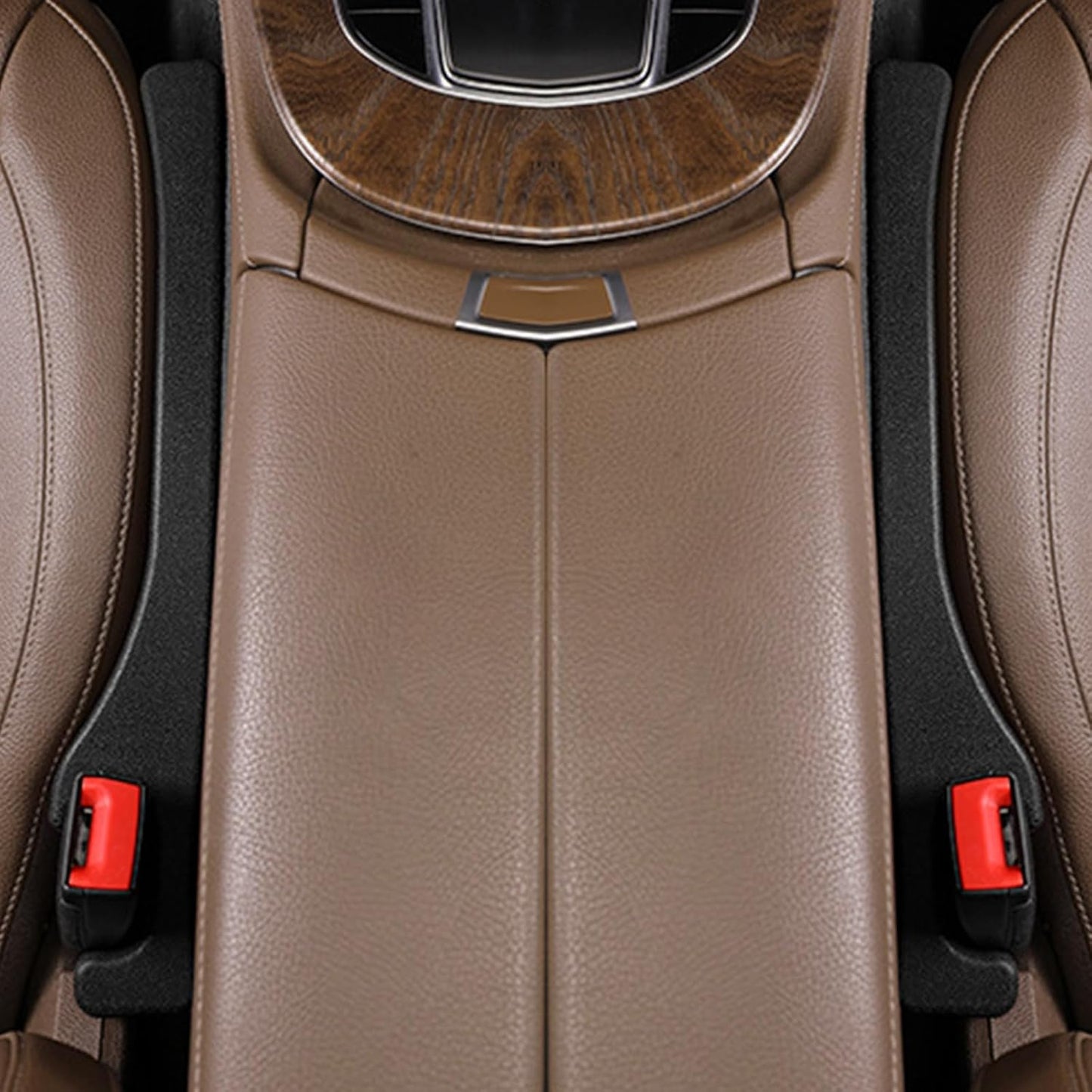 2-Pack Car Seat Gap Filler - Universal Fit PU Leather Crevice Blocker product_image_7