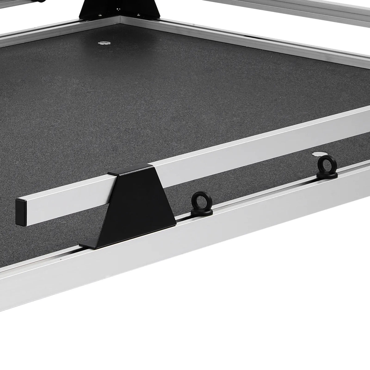 Sliding Truck Bed Organizer, 75 x 48 Inch Heavy-Duty Truck Bed Storage Drawer with 1000 lbs Capacity, 6 Movable Rings for Cargo Securing, 2-Position Slide-Out Tray for Pickup Trucks