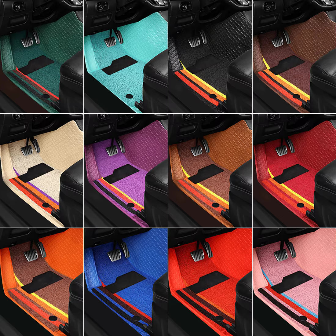 Luxury 7D Car Mats – Waterproof, Anti-Skid & Stylish Upgrade