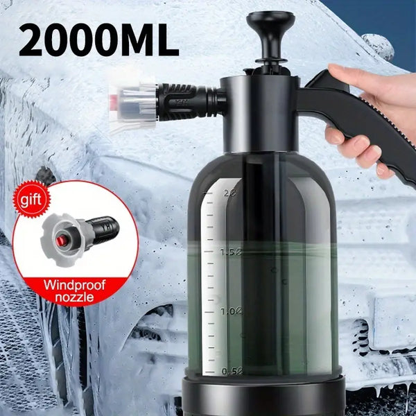 Pump Foam Sprayer, 0.5 Gallon Car Wash Sprayer