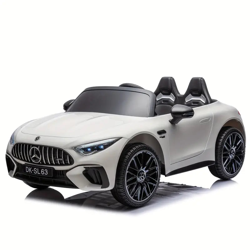 24V Ride On Car With Parent Remote Control, 2 Seater Licensed Mercedes-Benz SL63 Car, 200W Electric Car White 100b64ae-451c-4965-96d8-01285e575571_1
