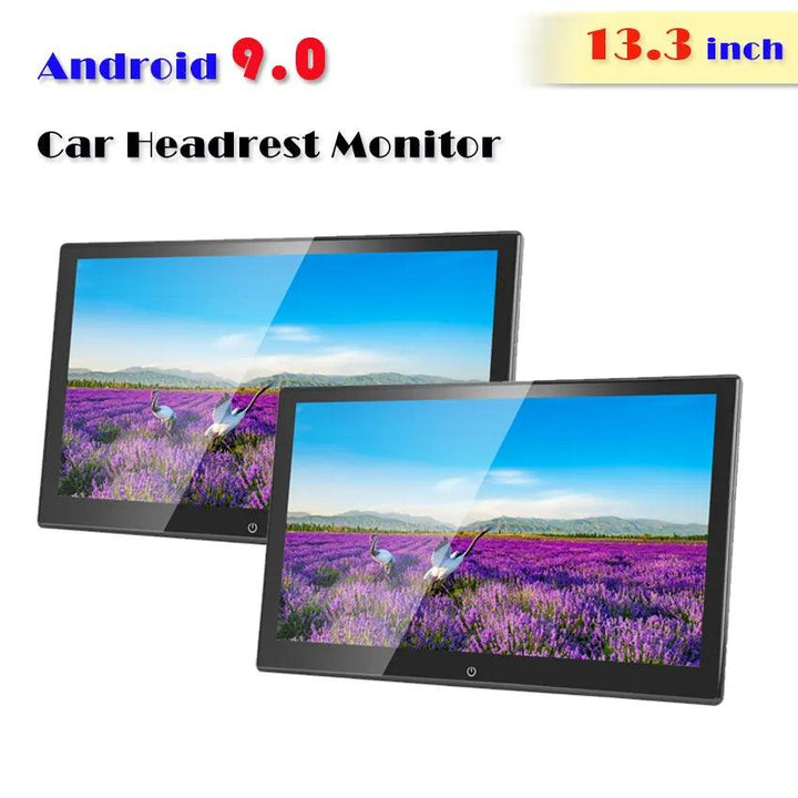 13.3 inch IPS touch screen android 9.0 car headrest monitor - Auto Parts England Auto Parts www.cars4part.com United Kingdom 225.00