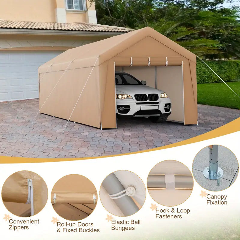 Zippered Door, Outdoor Canopy Tent 1717401815408-ac86bbbe27ca4feabf41c5b30ccb3515-goods